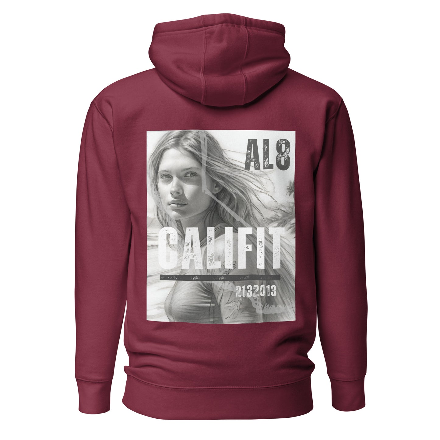 Cali Surfer Girl Unisex Hoodie