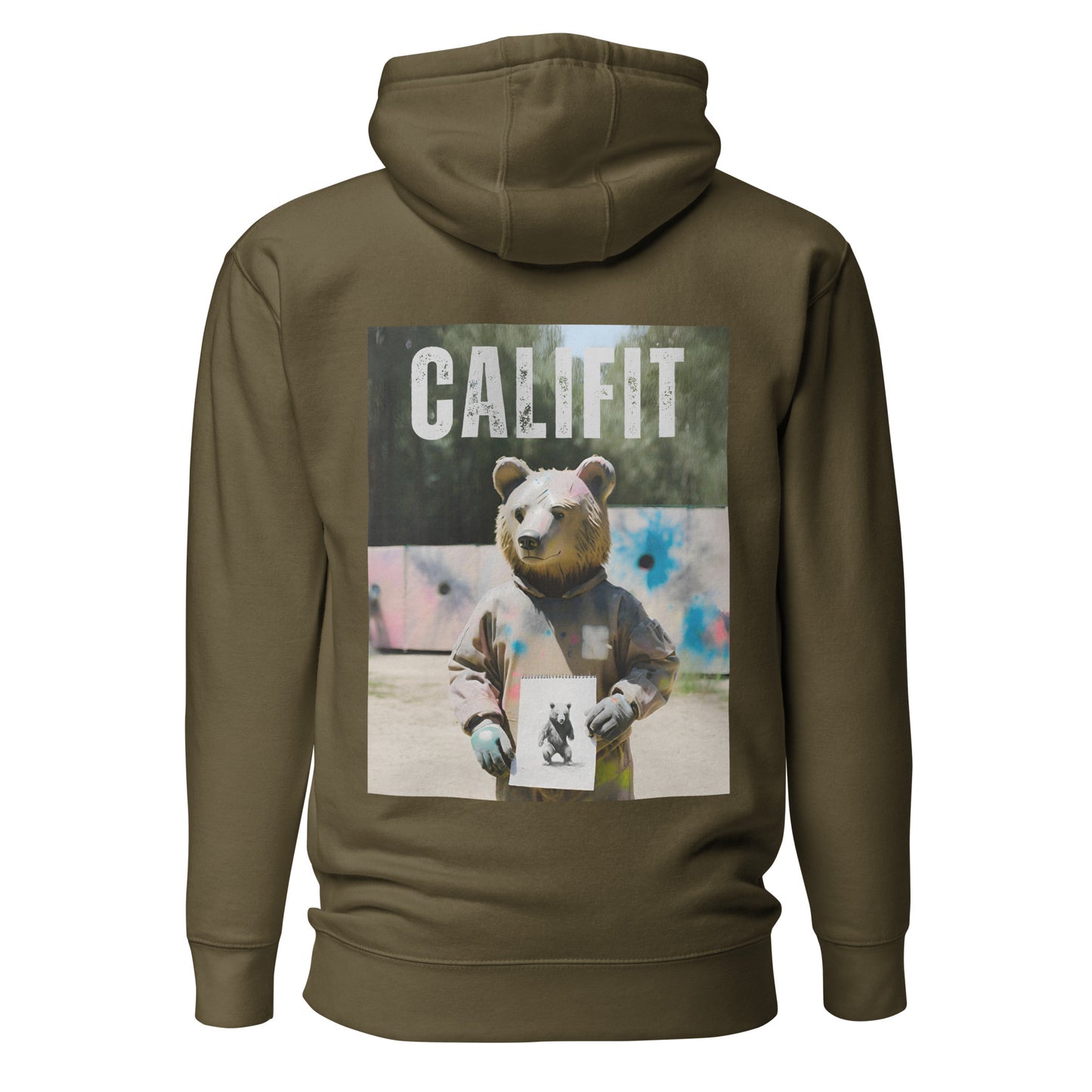 Splatter Bear Unisex Hoodie