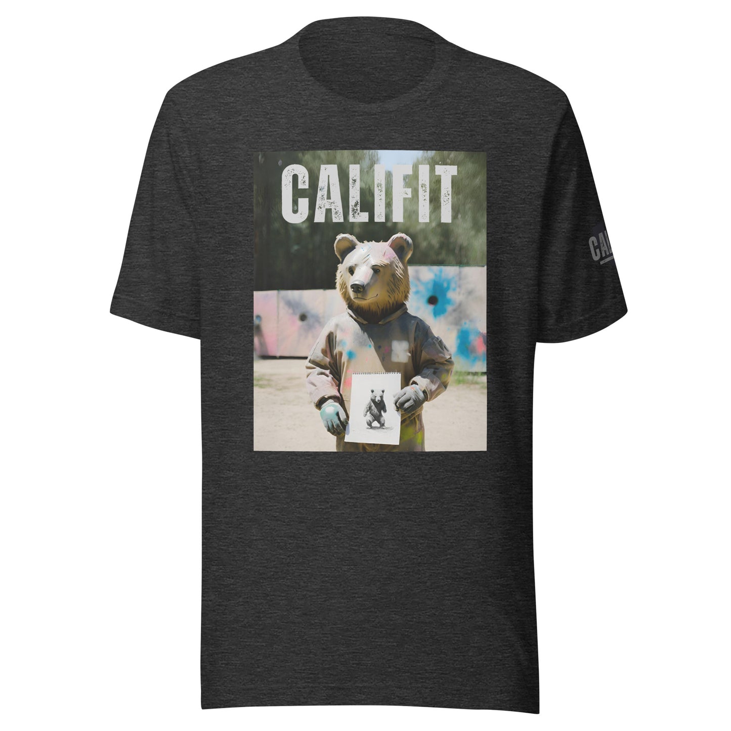 Splatter Bear Unisex t-shirt