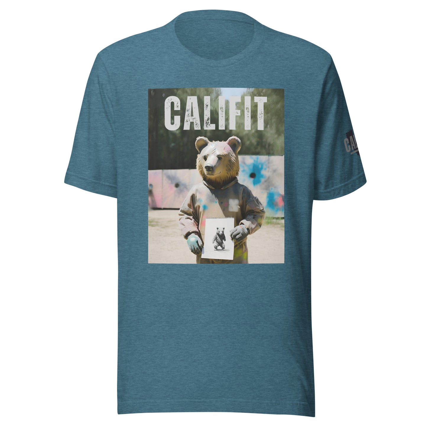 Splatter Bear Unisex t-shirt