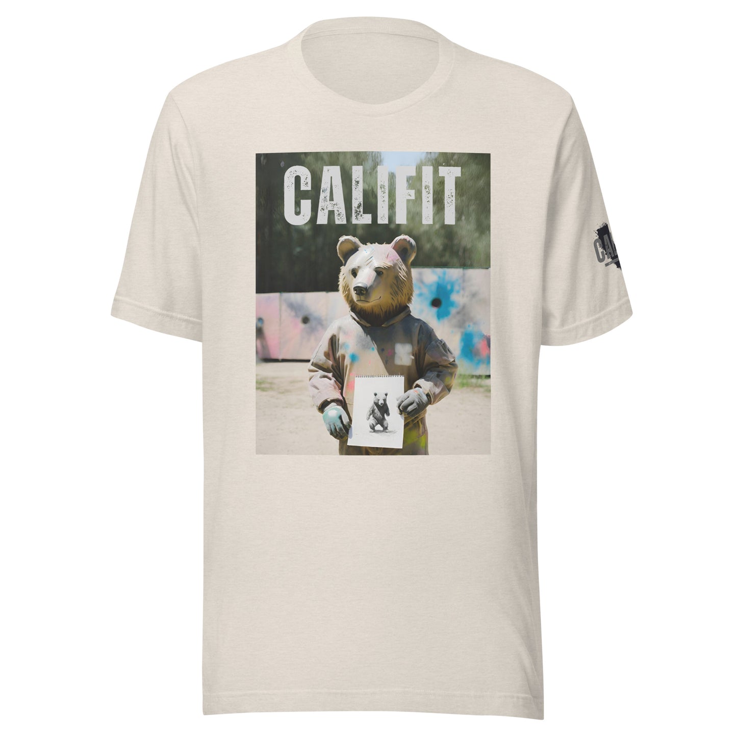 Splatter Bear Unisex t-shirt