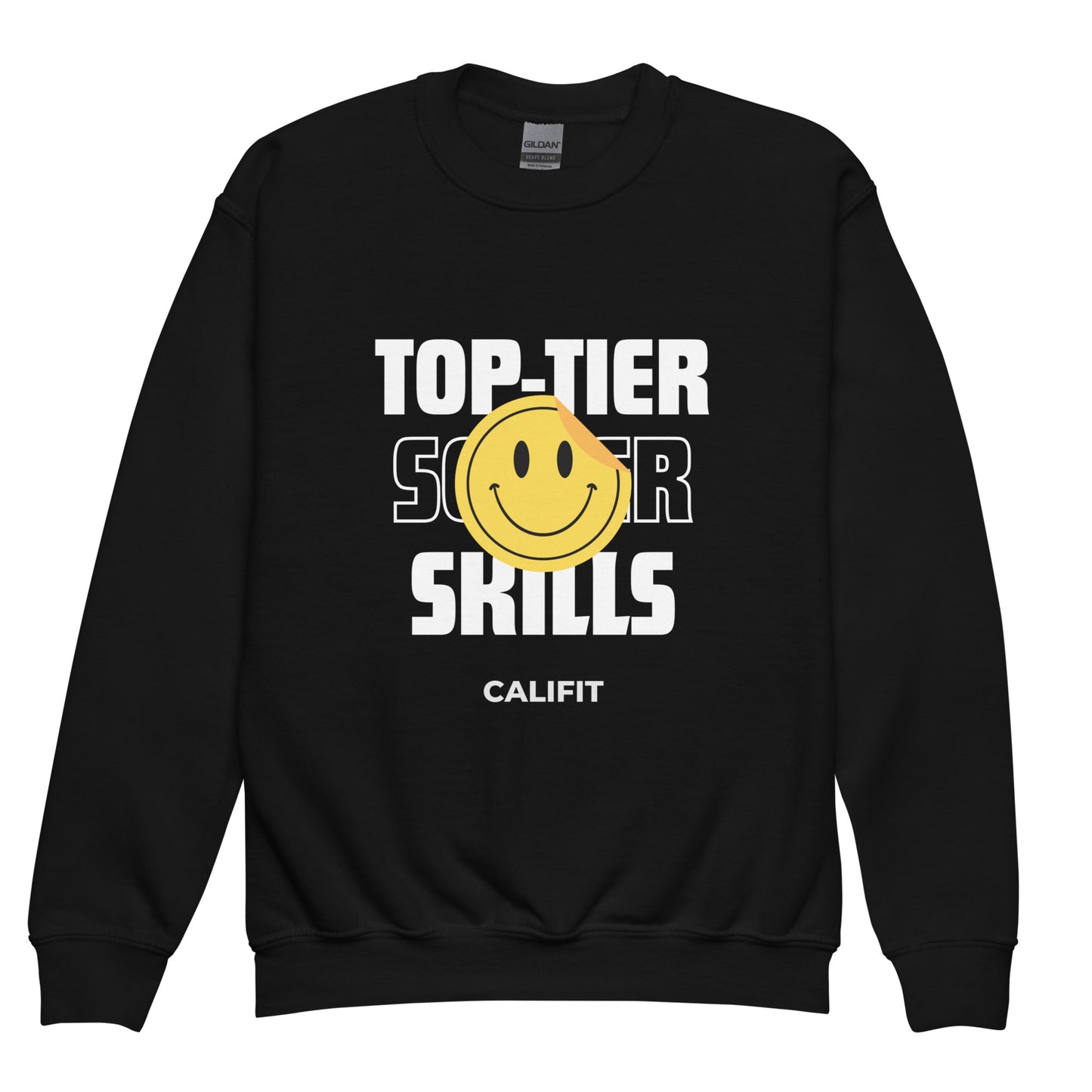 Youth TopTier SS Yellow Sticker Sweatshirt