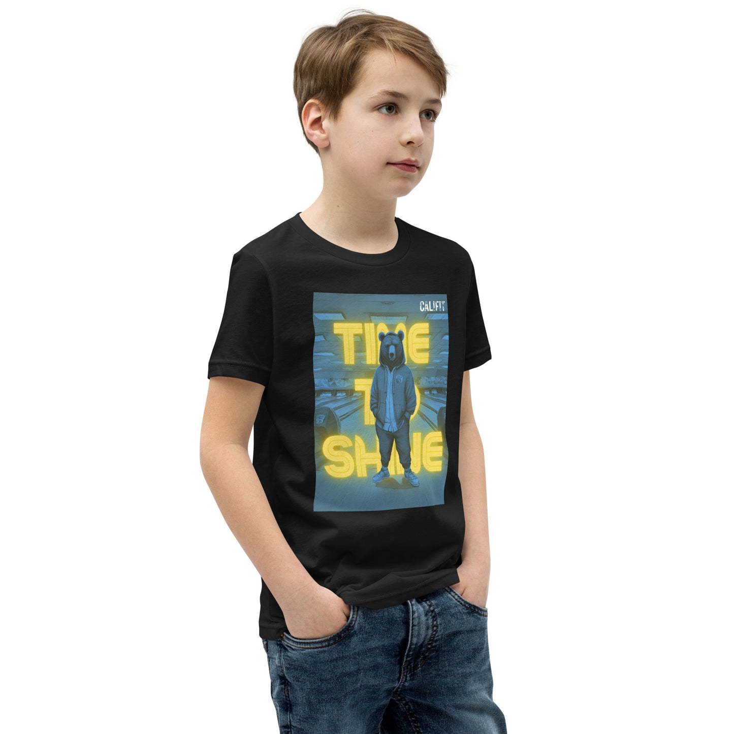 Youth Time to Shine Bear T-Shirt